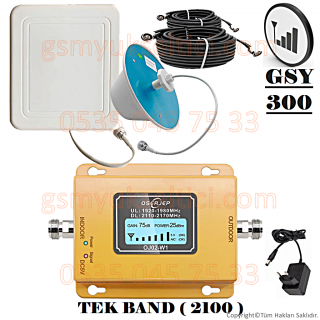 Gsm Yükseltici GSY 300 Tekband(2100) 